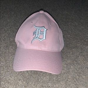 Pink Detroit Tiger hat